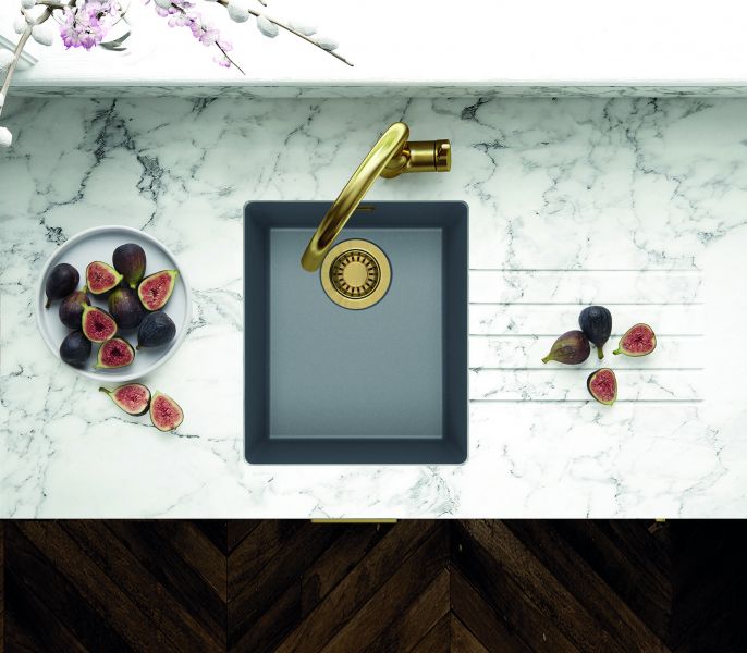 Clearwater Siena 1 One Bowl Undermount Croma Granite Kitchen Sink 370 x 460 #3